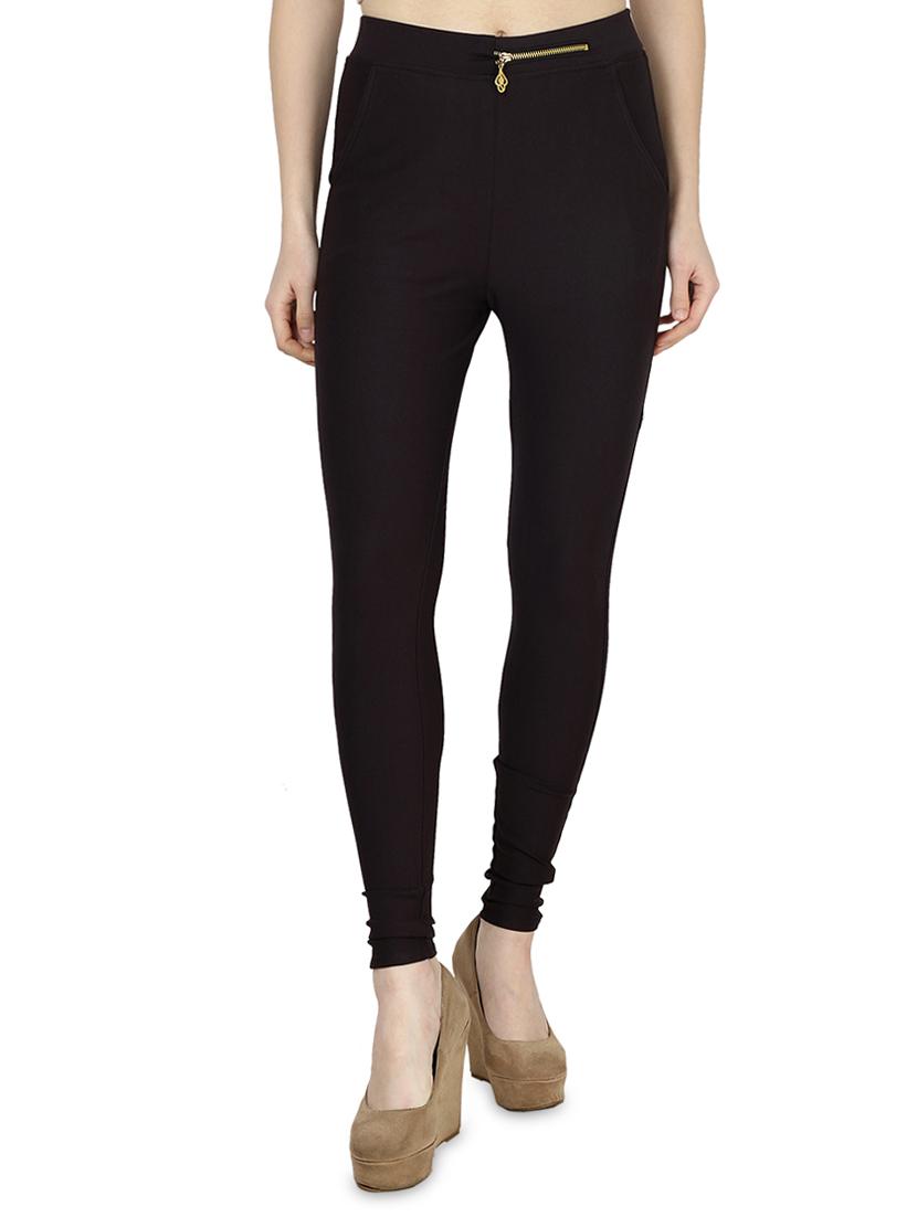 high rise solid jeggings - 16925823 - Zoom Image - 1