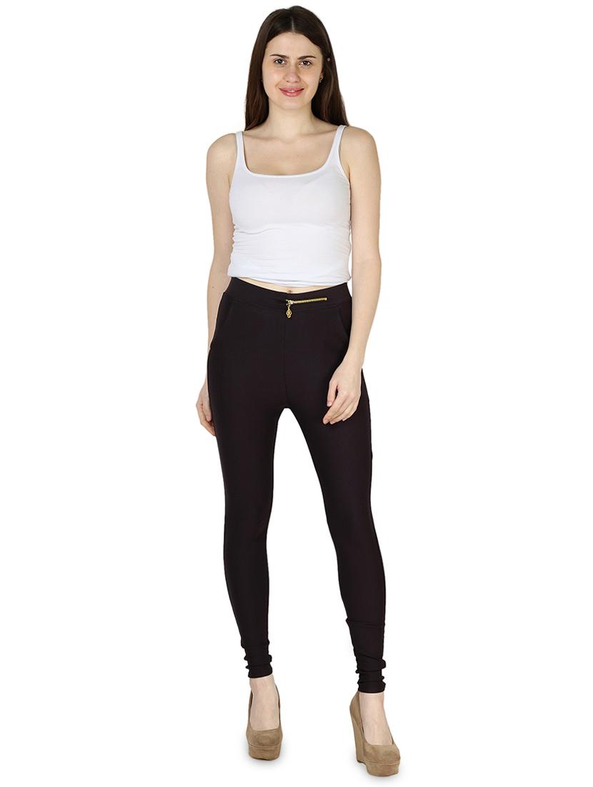 high rise solid jeggings - 16925823 - Zoom Image - 4