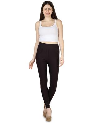 high rise solid jeggings - 16925827 - Standard Image - 4