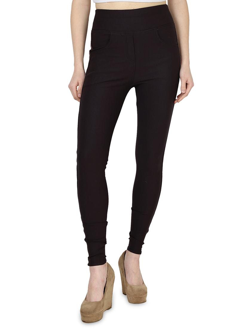 high rise solid jeggings - 16925827 - Zoom Image - 1