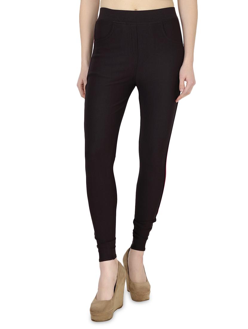high rise solid jeggings - 16925828 - Zoom Image - 1