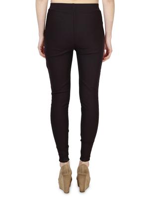 contrast detail high rise jeggings - 16925829 - Standard Image - 3