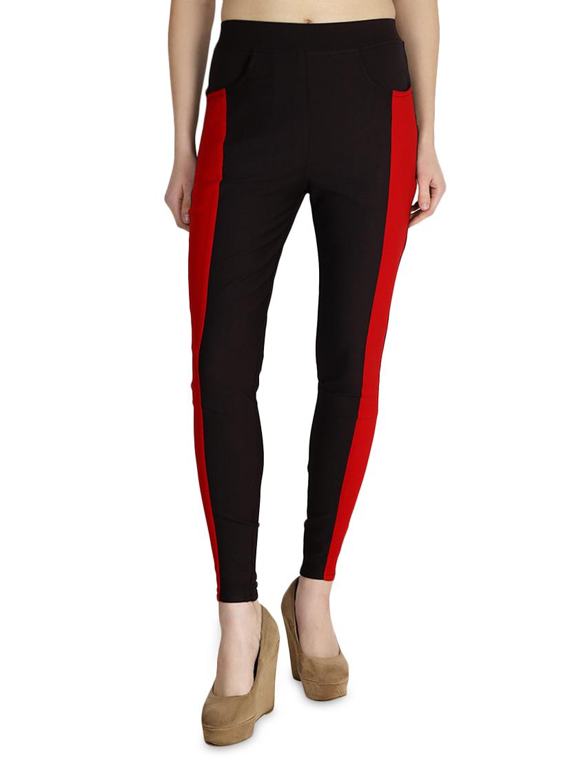 contrast detail high rise jeggings - 16925829 - Zoom Image - 1