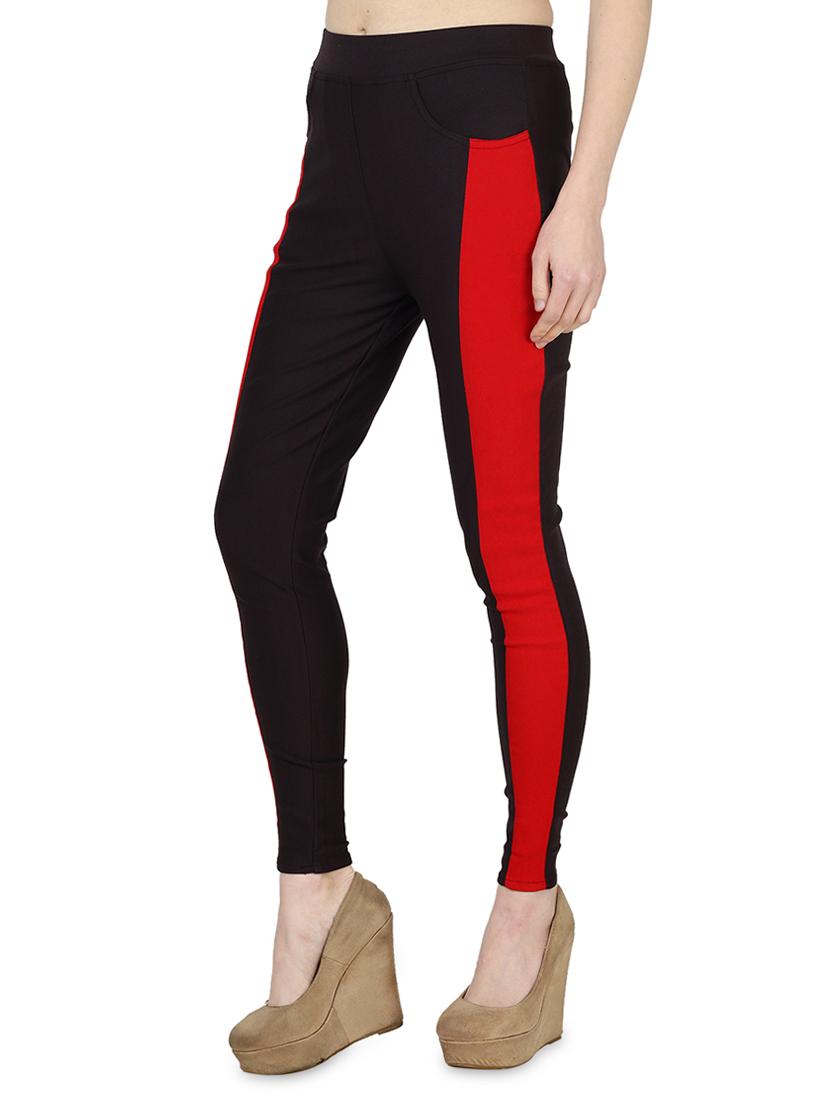 contrast detail high rise jeggings - 16925829 - Zoom Image - 2