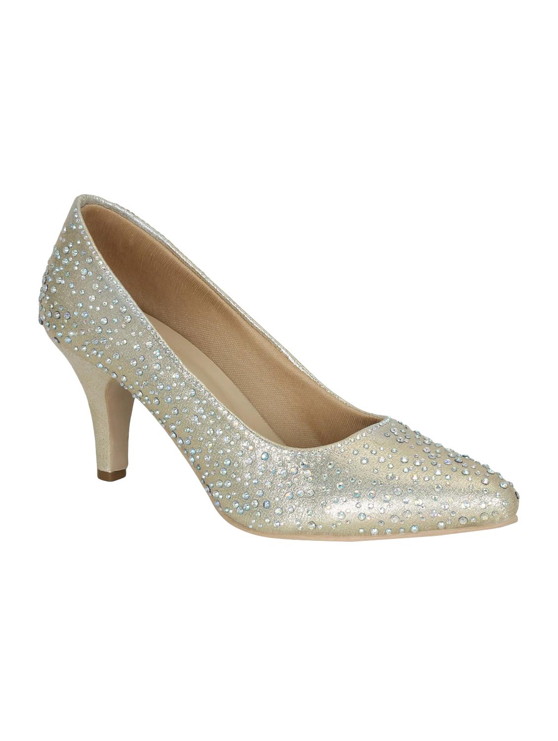 gold slip on pumps - 16925859 - Zoom Image - 2