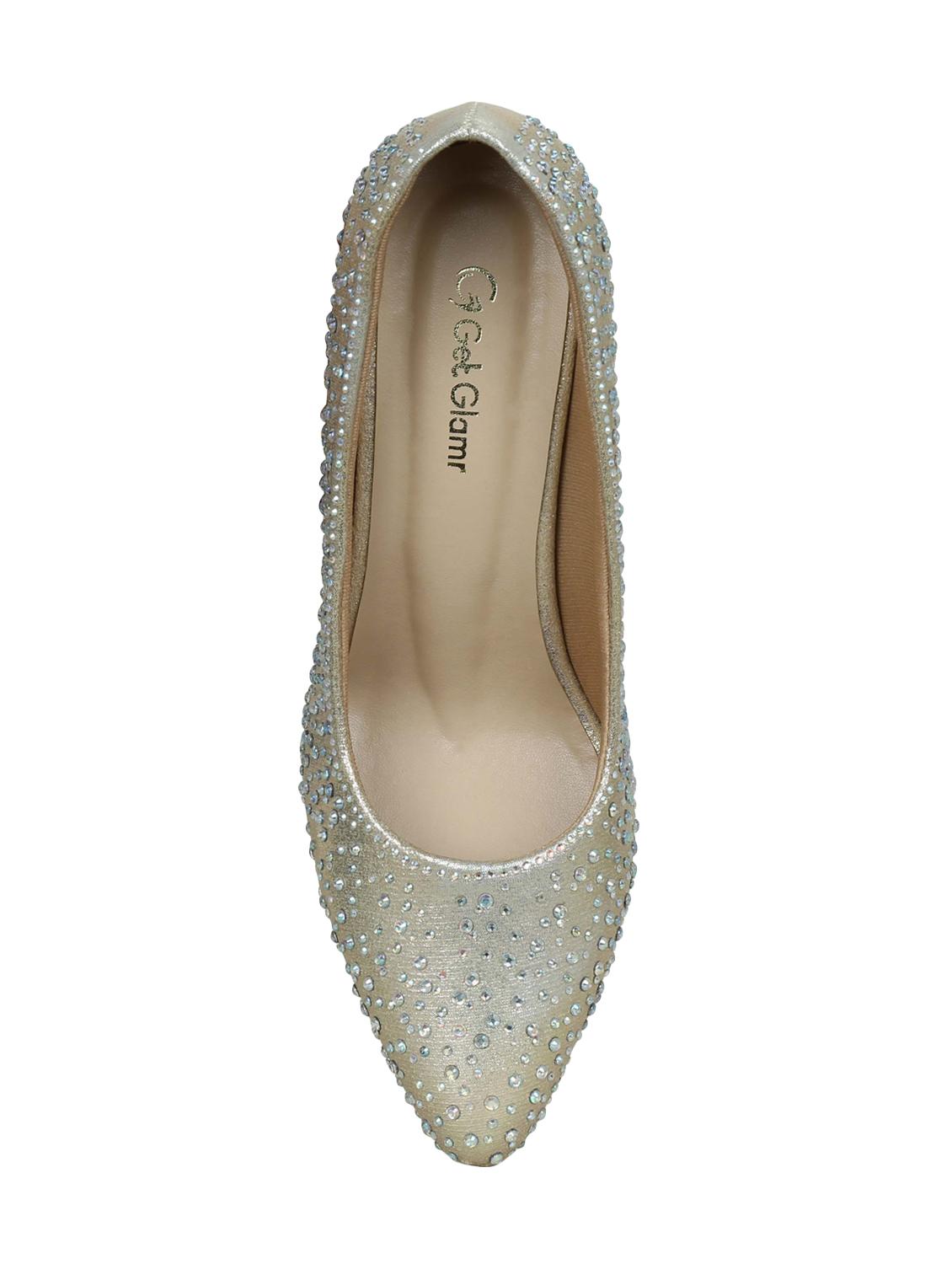 gold slip on pumps - 16925859 - Zoom Image - 5