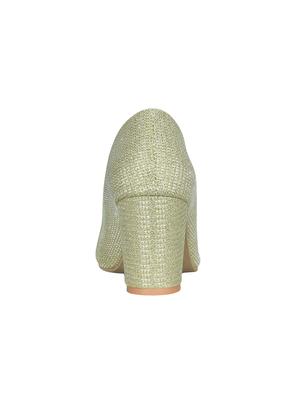 gold slip on pumps - 16925862 - Standard Image - 4