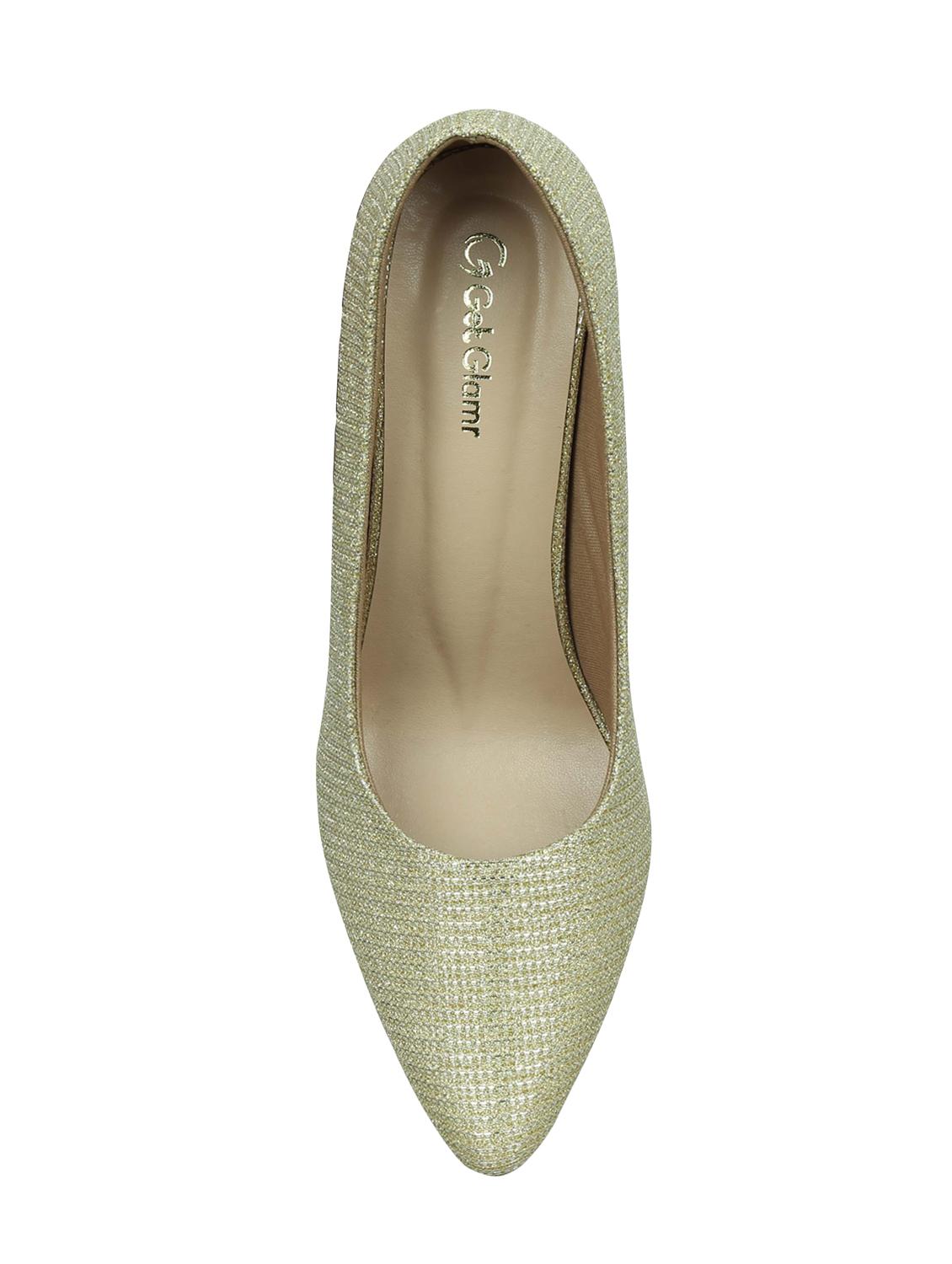 gold slip on pumps - 16925862 - Zoom Image - 5