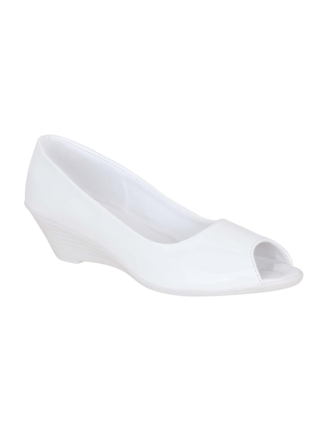 white slip on wedges - 16925866 - Zoom Image - 2
