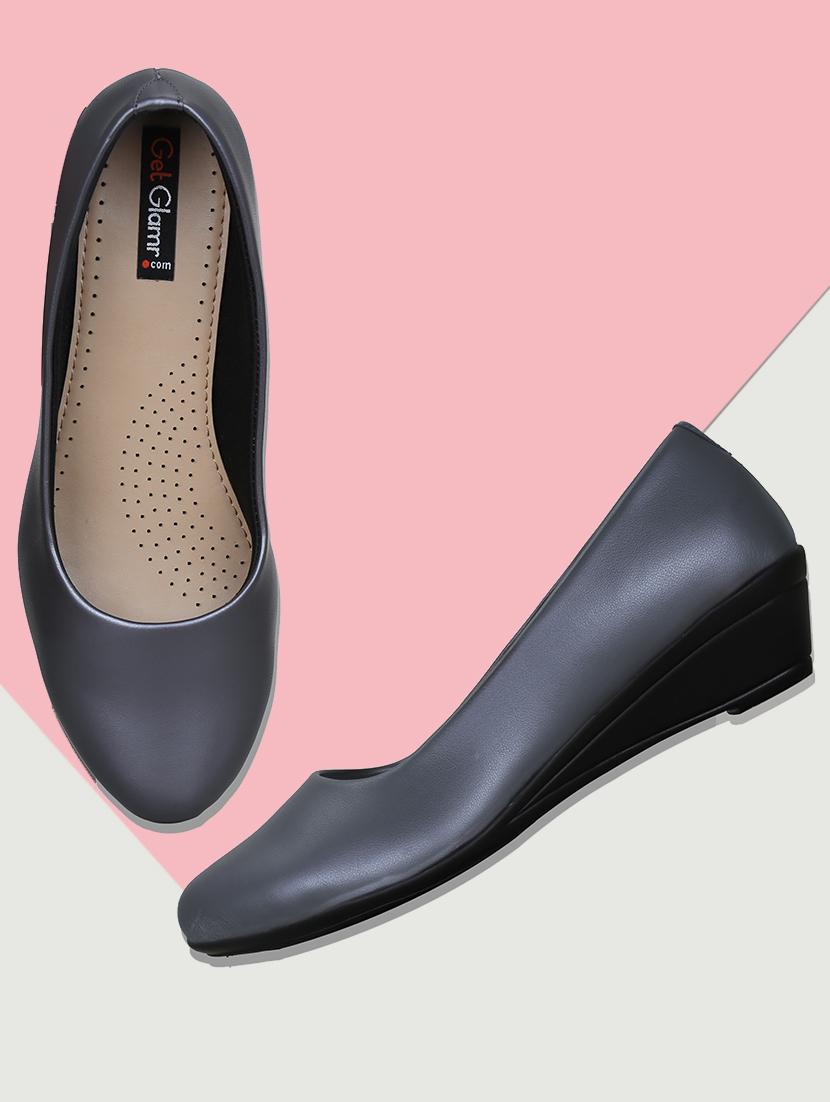 grey slip on pumps - 16925869 - Zoom Image - 1