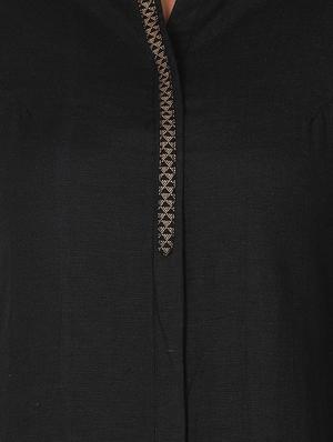 solid straight kurta - 16926254 - Standard Image - 4