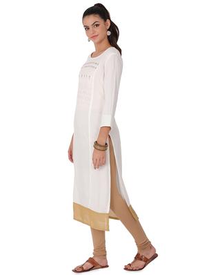 printed straight kurta - 16926256 - Standard Image - 2