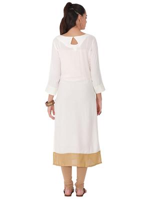 printed straight kurta - 16926256 - Standard Image - 3
