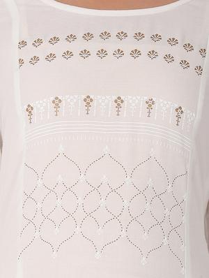 printed straight kurta - 16926256 - Standard Image - 4