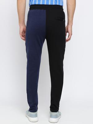 black color block side taped track pant - 16926633 - Standard Image - 3