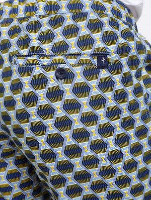 blue printed bermuda shorts - 16926640 - Standard Image - 5