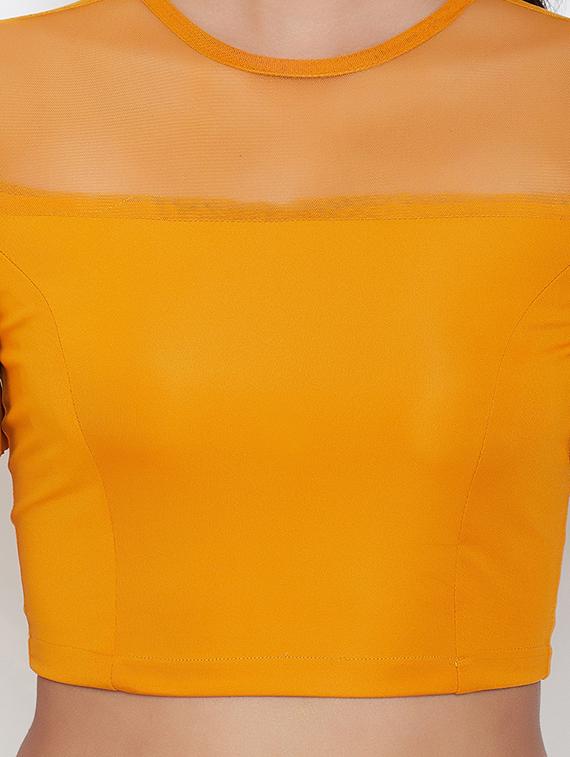 bell sleeves solid blouse - 16928130 - Zoom Image - 5