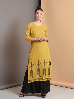 striped straight kurta - 16928283 - Standard Image - 2