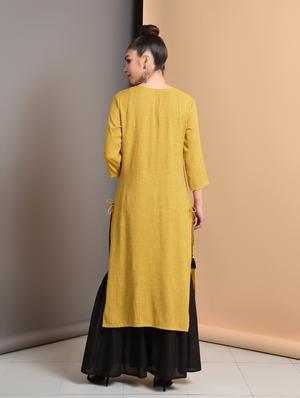 striped straight kurta - 16928283 - Standard Image - 3