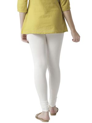 white viscose leggings - 16928910 - Standard Image - 3