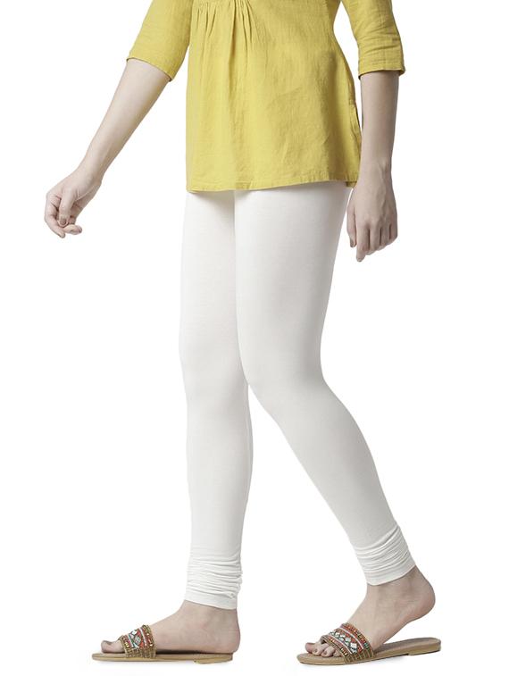 white viscose leggings - 16928910 - Zoom Image - 2
