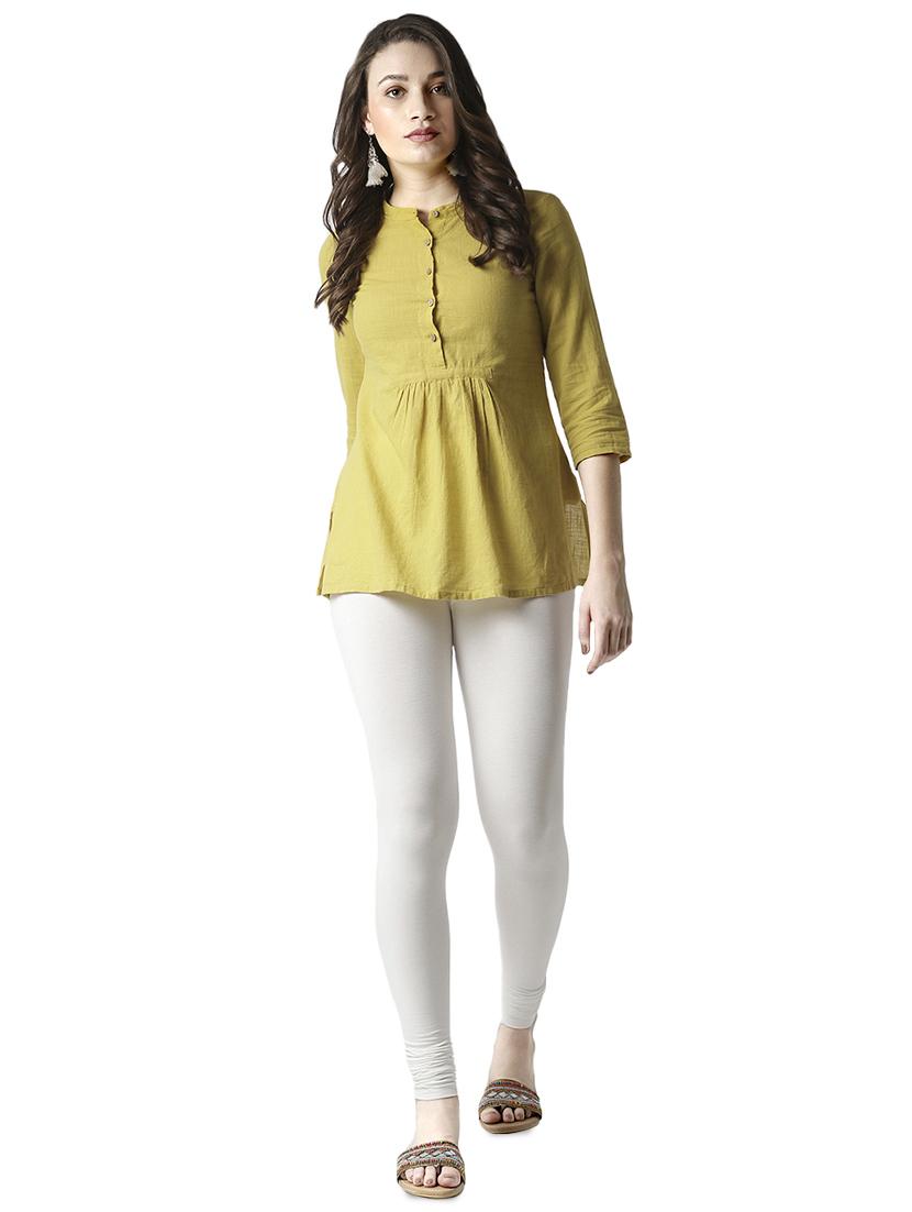 white viscose leggings - 16928910 - Zoom Image - 4