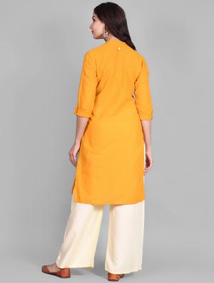 solid kurta palazzo set - 16928977 - Standard Image - 3