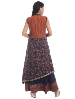 floral print a-line kurta - 16929378 - Standard Image - 3