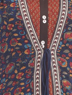 floral print a-line kurta - 16929378 - Standard Image - 4