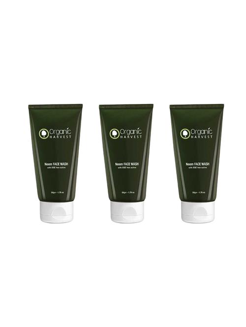 oganic harvest face wash - neem (bse free activ), 50gm - 16929488 - Standard Image - 1