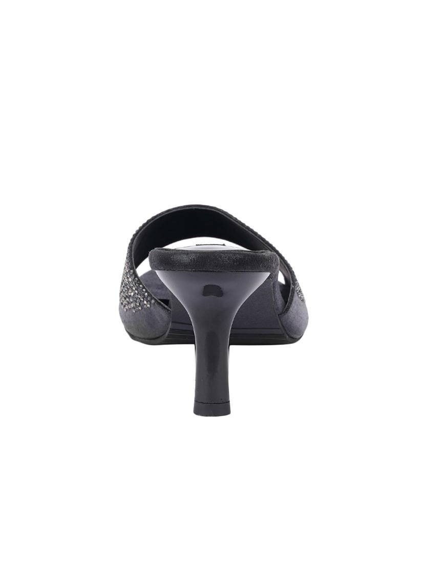 black slip on sandals - 16931160 - Zoom Image - 3