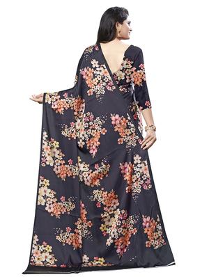 floral printed saree with blouse - 16931913 - Standard Image - 2