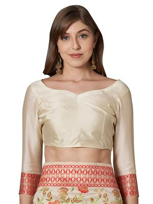 floral woven saree with blouse - 16931928 - Standard Image - 3