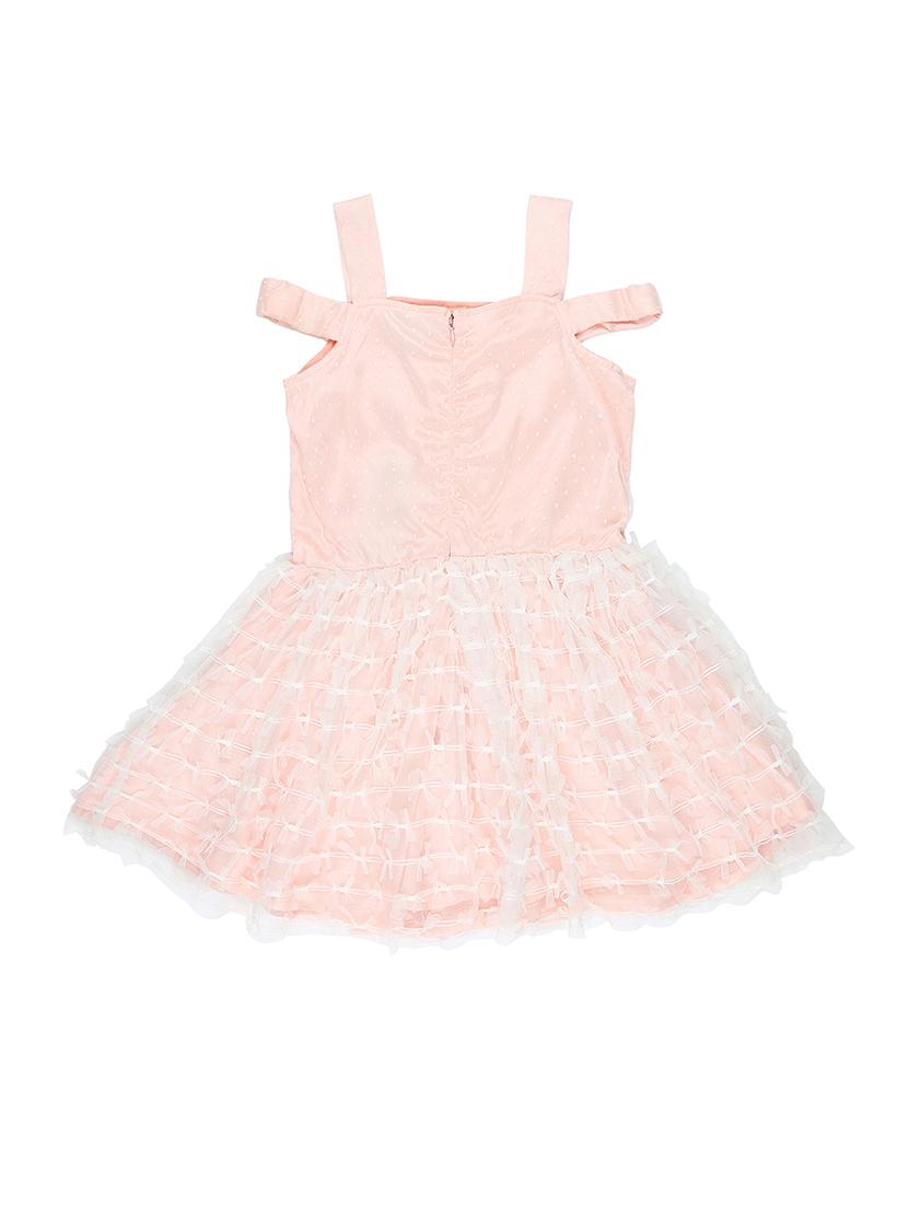 pink cotton blend frock - 16931951 - Zoom Image - 2