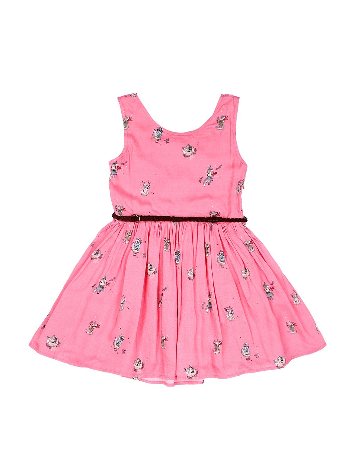 pink cotton blend frock - 16931963 - Zoom Image - 1