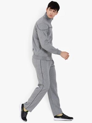 grey solid track suit - 16932061 - Standard Image - 2