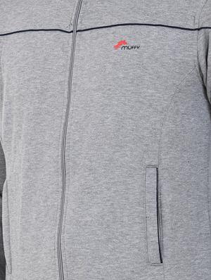 grey solid track suit - 16932061 - Standard Image - 4