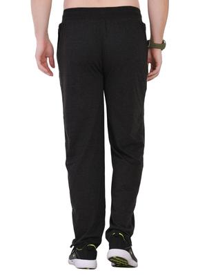 grey solid full length track pant - 16933226 - Standard Image - 3