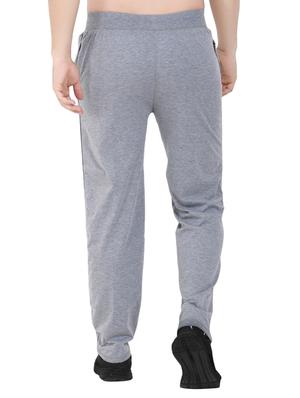 grey solid full length track pant - 16933228 - Standard Image - 3