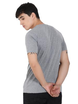 grey chest printed t-shirt - 16933513 - Standard Image - 3