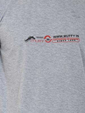 grey chest printed t-shirt - 16933513 - Standard Image - 5