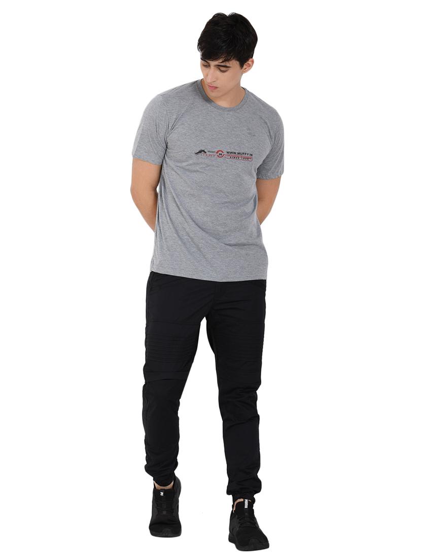 grey chest printed t-shirt - 16933513 - Zoom Image - 4