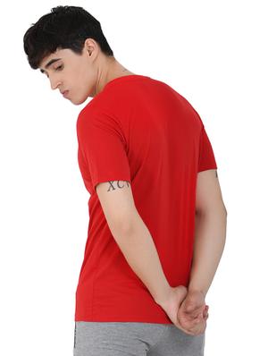 red solid t-shirt - 16933524 - Standard Image - 3
