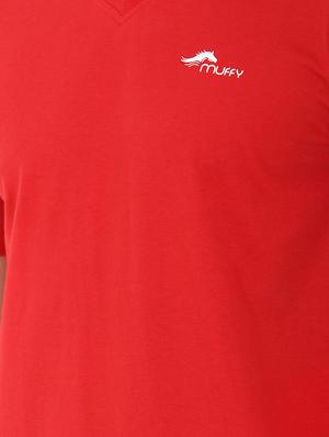 red solid t-shirt - 16933524 - Standard Image - 5