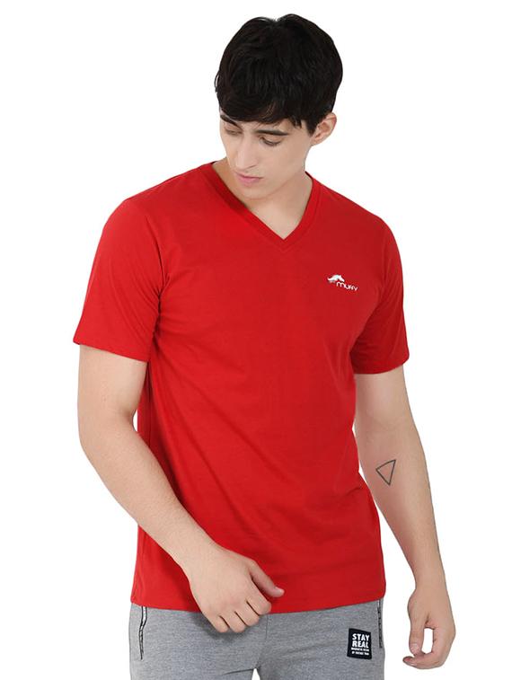 red solid t-shirt - 16933524 - Zoom Image - 1