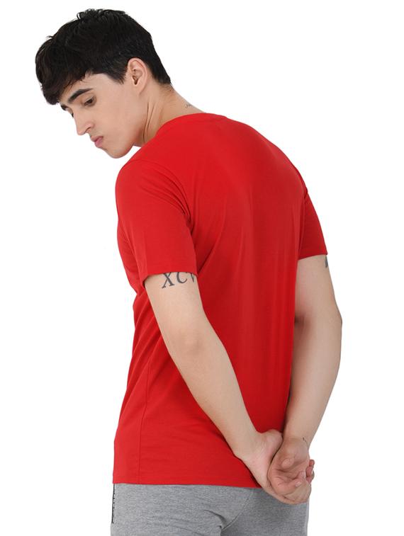 red solid t-shirt - 16933524 - Zoom Image - 3