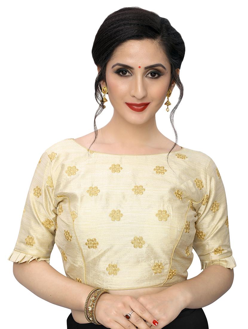 back detail embroidered blouse - 16933905 - Zoom Image - 1