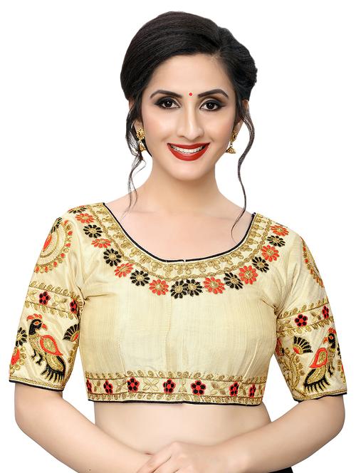 back detail embroidered blouse - 16933917 - Standard Image - 1