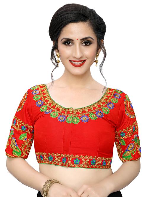 back detail embroidered blouse - 16933921 - Standard Image - 1