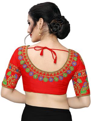 back detail embroidered blouse - 16933921 - Standard Image - 3